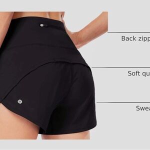 Women's Hey Nuts Black Athletic Shorts